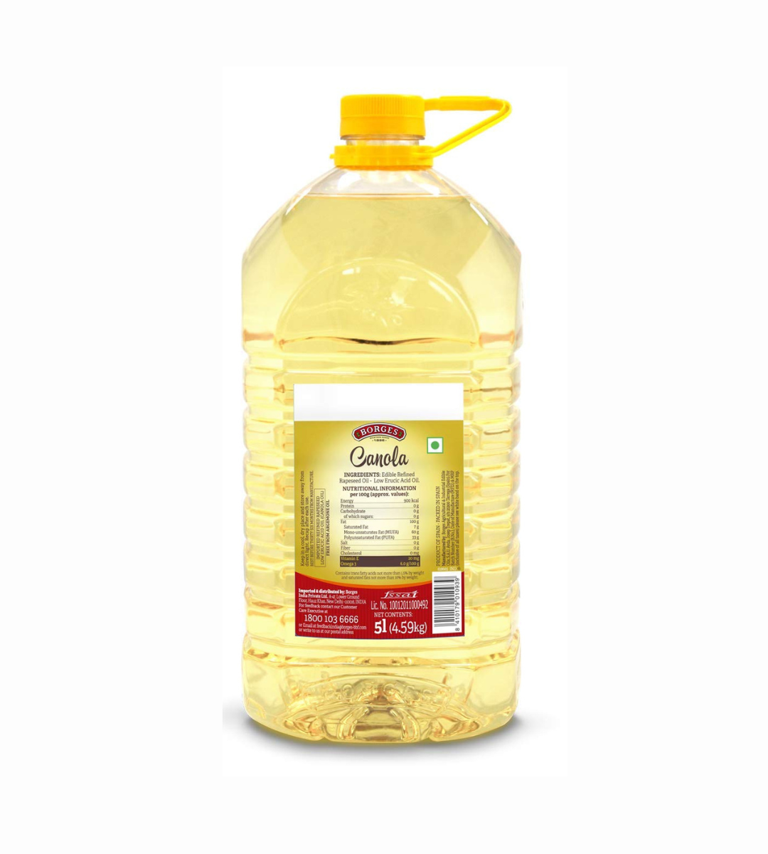 Borges Canola Oil, 5L