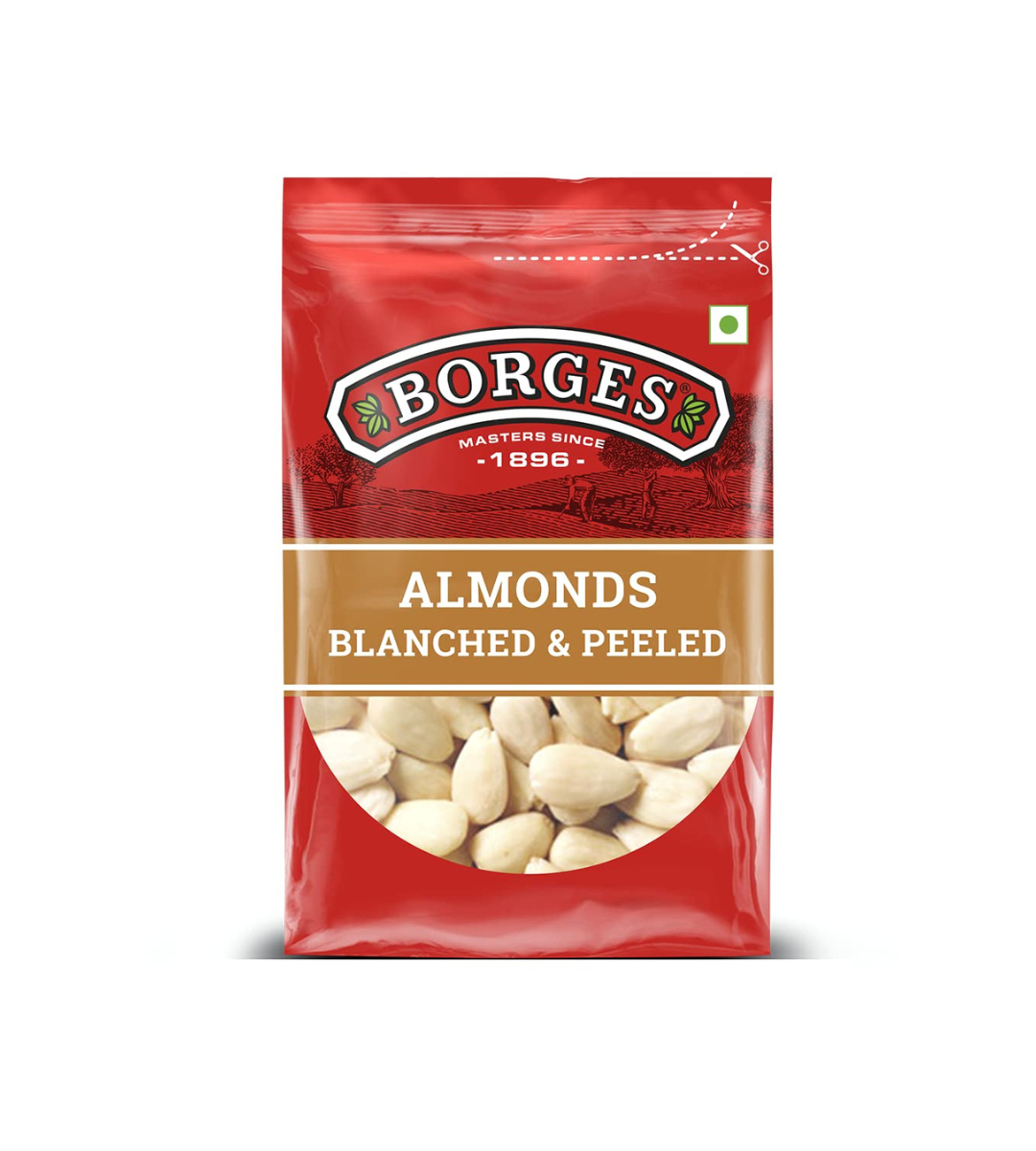 Borges Blanched & Peeled Raw Almonds 400g