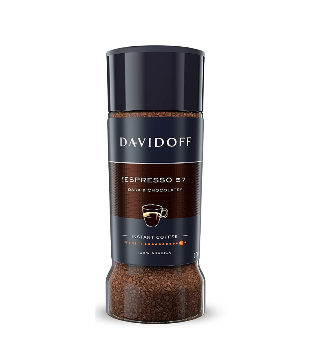 Davidoff Café Espresso 57 Intense Instant Ground Coffee Jar, 100 g