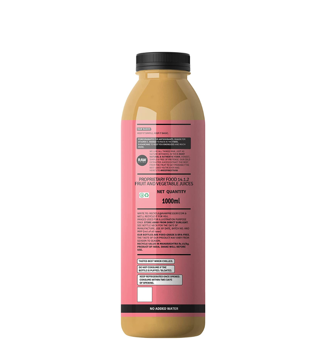 Raw Pressery Mixed Fruit Juice, 1000 ml