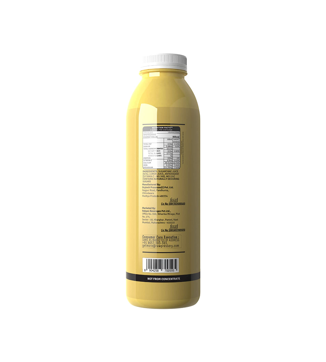 Raw Pressery Sugarcane Juice, 1000 ml
