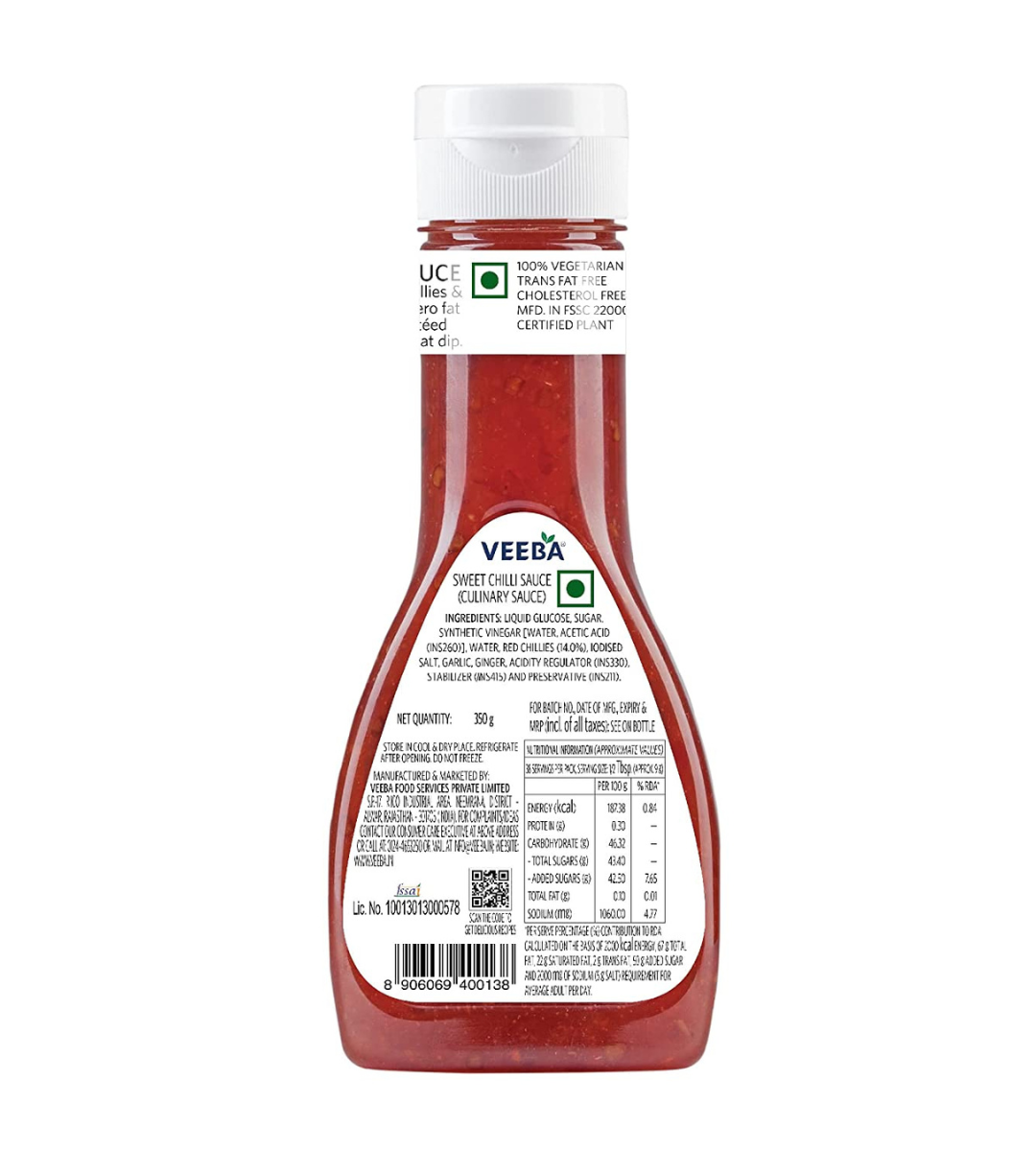 Veeba Sweet Chilli Sauce, 350g