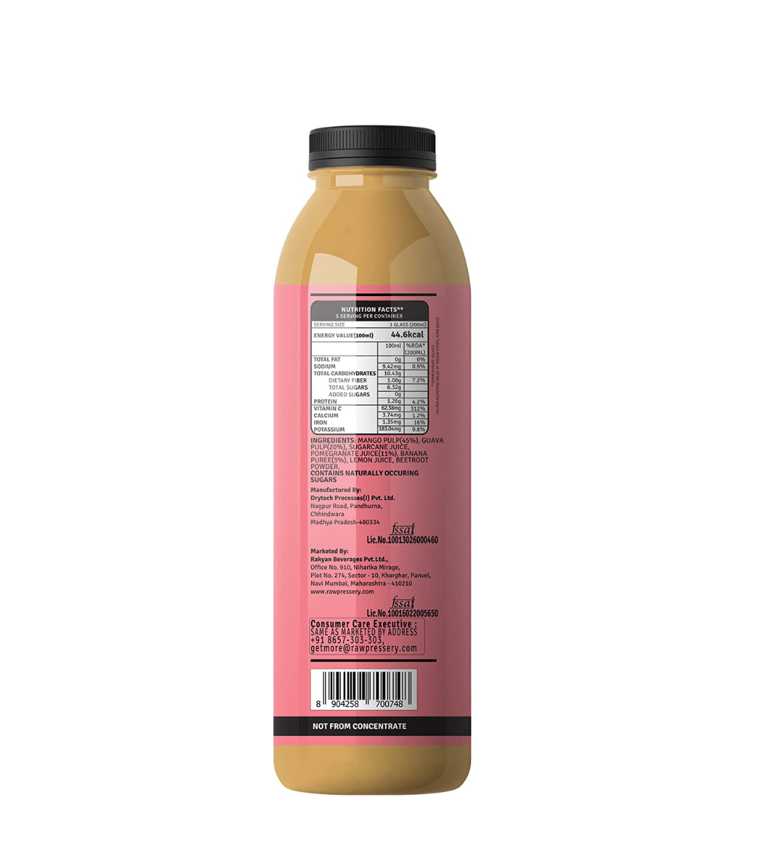 Raw Pressery Mixed Fruit Juice, 1000 ml