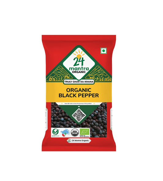 24 Mantra Organic Black Pepper - 100gms
