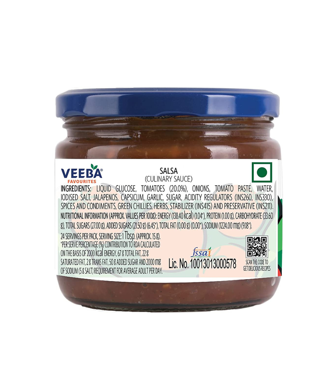 Veeba Salsa Dip, 360g