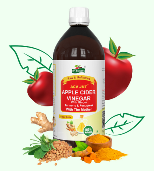 Dr. Patkar’s Apple Cider Vinegar With Ginger, Turmeric And Fenugreek