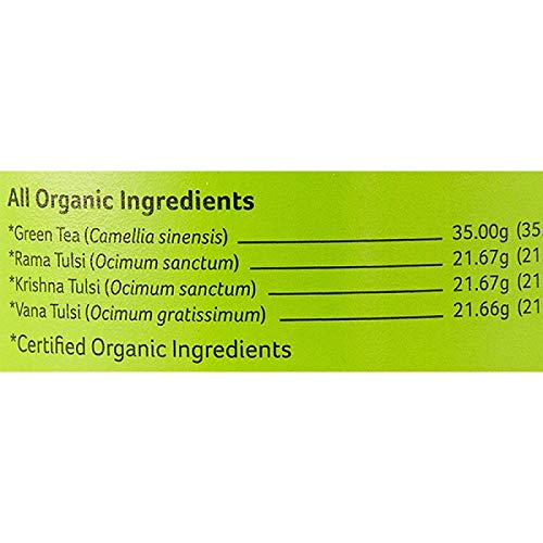 Organic India Tulsi Green Tea Classic 100 Gram Tin