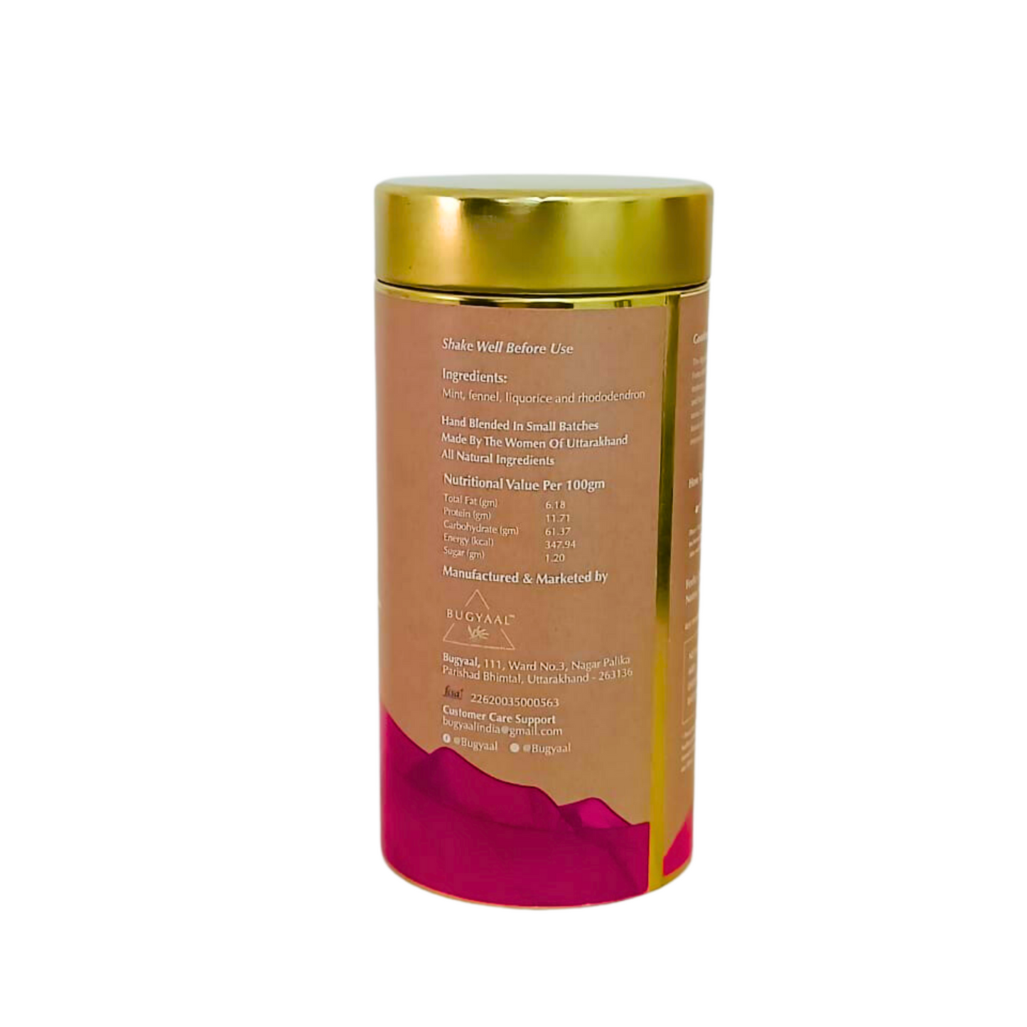 BUGYAAL Himalayan Bye Bloat Lose leaf herbal Tea Pack of (50 gm)