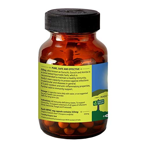 ORGANIC INDIA Giloy Capsules- 60 Veg Capsules