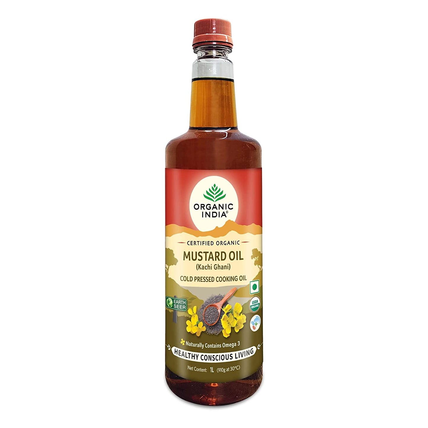 Organic India Organic Mustard Oil - (1000ml)