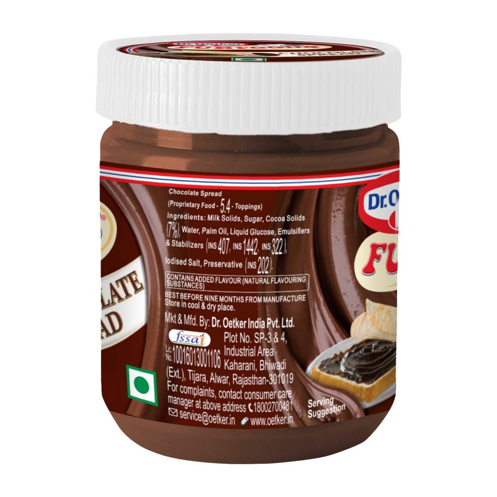 Dr. Oetker FunFoods Chocolate Spread - Pack of 2, 850g