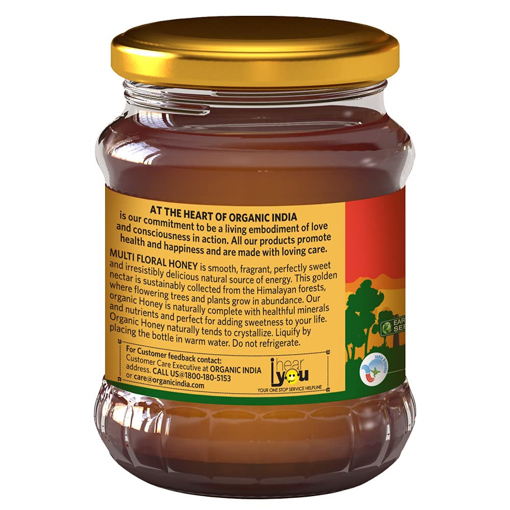 ORGANIC INDIA Organic Honey Multi Floral 250g