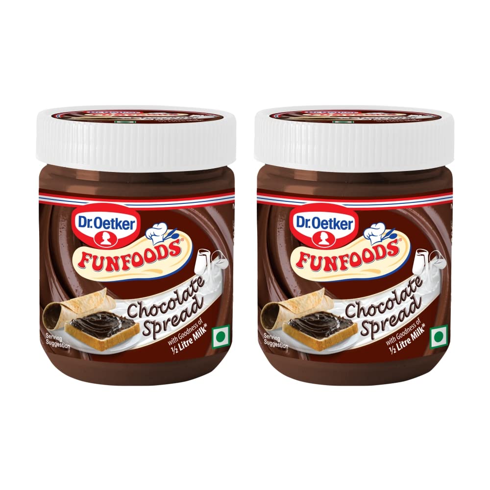 Dr. Oetker FunFoods Chocolate Spread - Pack of 2, 850g