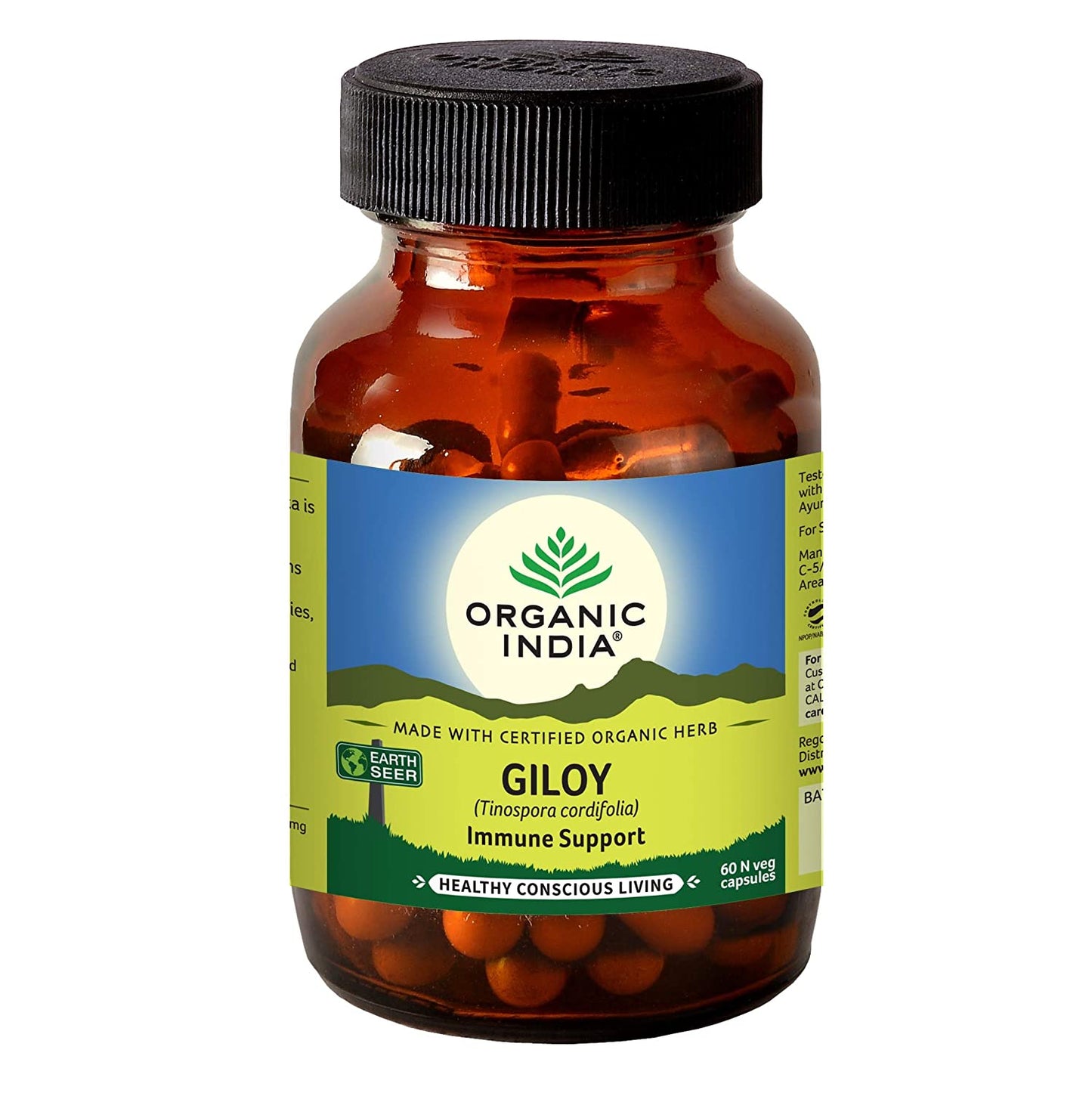 ORGANIC INDIA Giloy Capsules- 60 Veg Capsules