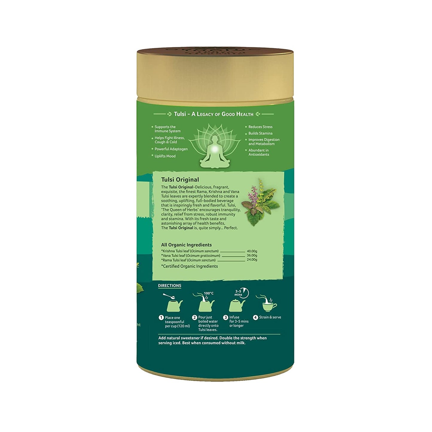 Organic India Tulsi Original 100 GM Tin