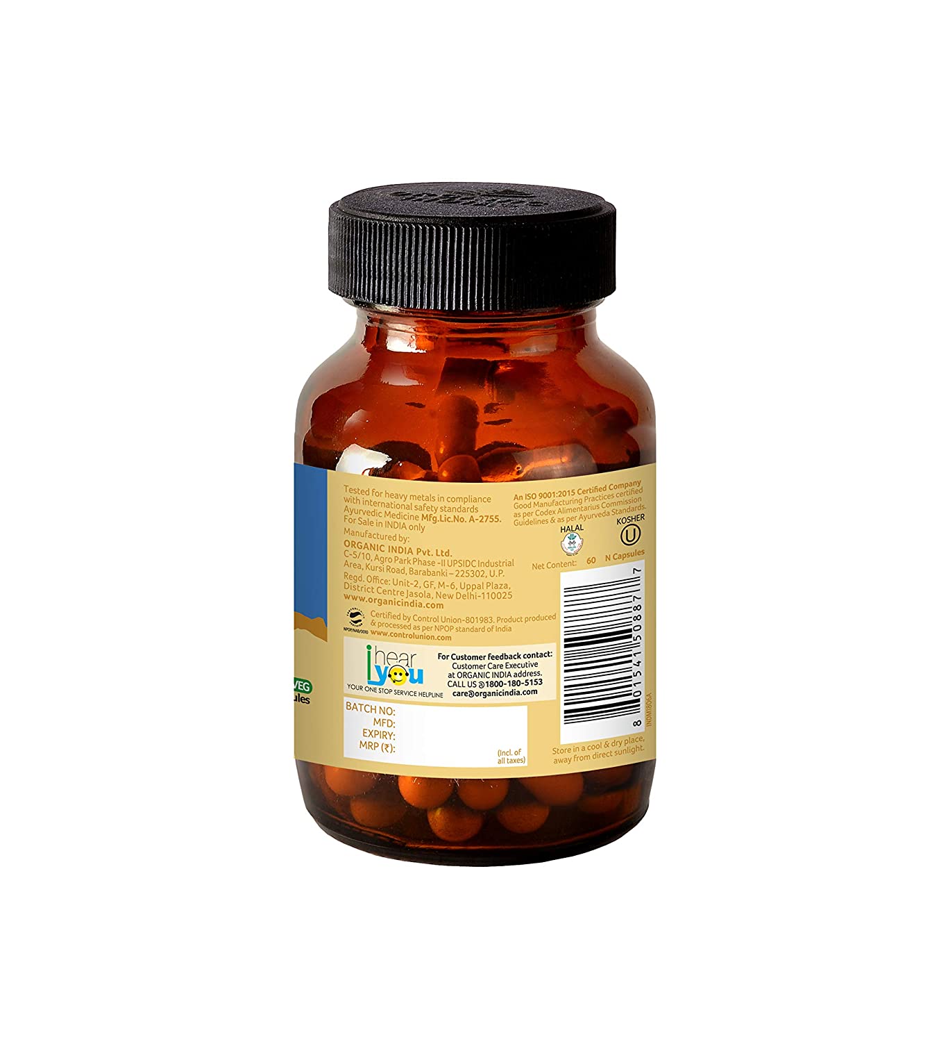 Organic India Weight Balance - 60 Capsules Bottle