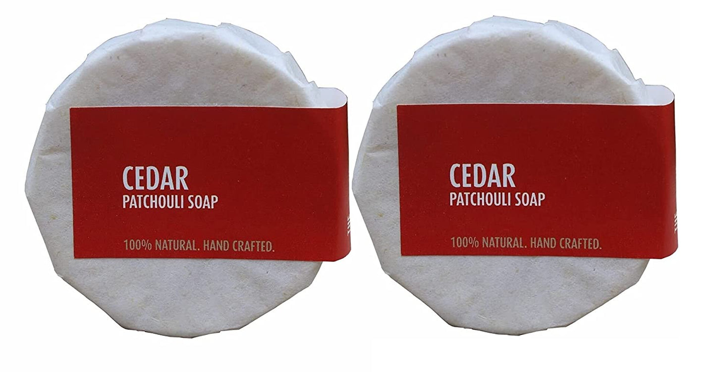 Coconess Cedar and Patchouli Soap (pack of 2)