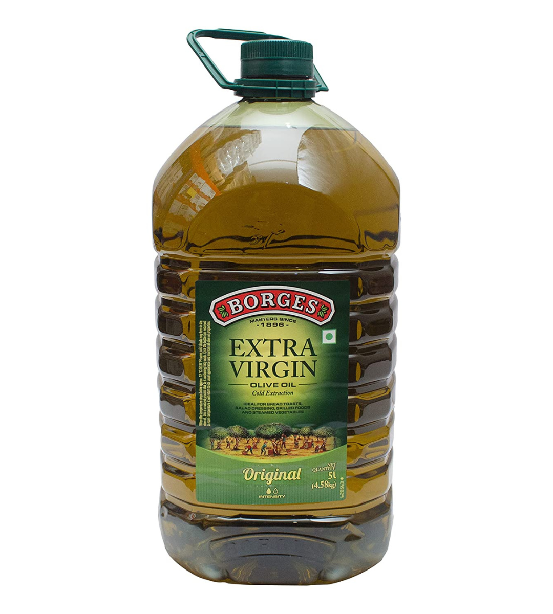 Borges Extra Virgin Olive Oil Cold Extracted Jar, 5000 ml