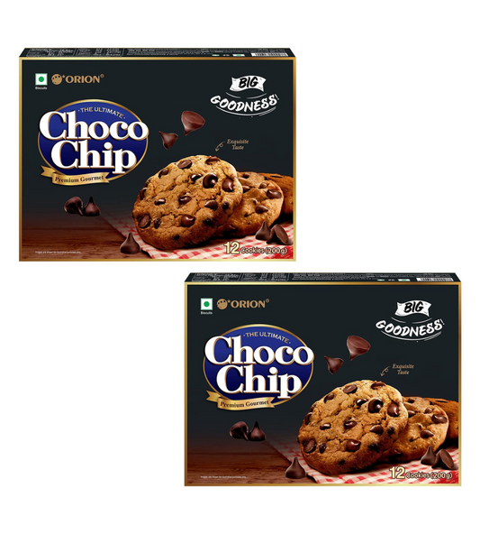 Orion Ultimate Chocochip cookies Gift pack (Pack of 2) | Premium Gourmet cookies