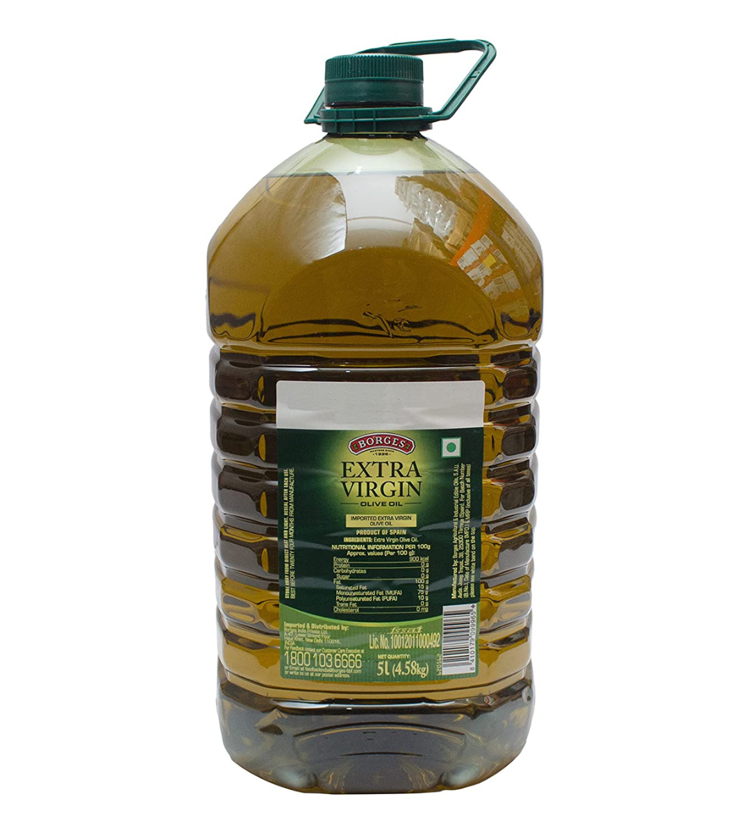 Borges Extra Virgin Olive Oil Cold Extracted Jar, 5000 ml