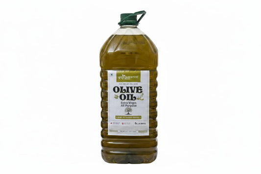 Weguarantee Naturals Extra Virgin Olive Oil – 5 Litre | Unrefined & Cold Pressed Oil | Packed in Spain |