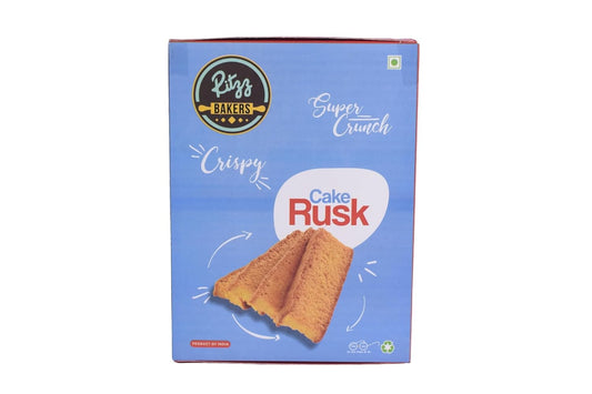 Ritzz- Cake Rusk | Extra Soft | Cake Rusk | 100% Eggless | Premium Handmade Cake Rusks | 300 Gm |
