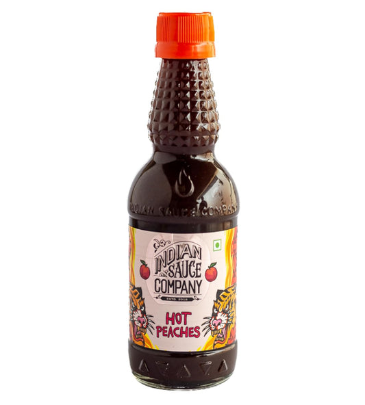 Indian Sauce Company Hot Peaches Chilli Sauce, 180 ml