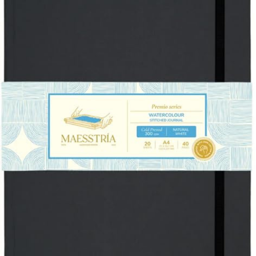 Premio Hard Cover Watercolour Stitched Journals | Handmade with 100% cotton rags | (300 GSM)