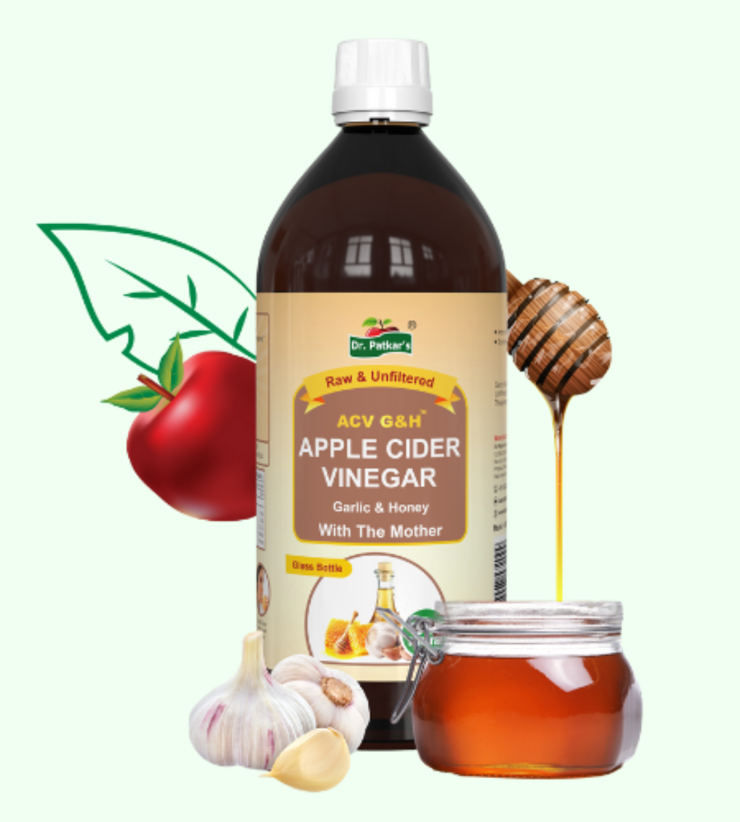 Dr. Patkar’s Apple Cider Vinegar with Garlic & Honey 500ml
