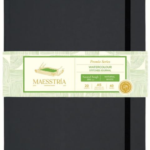 Premio Hard Cover Watercolour Stitched Journals | Handmade with 100% cotton rags | (300 GSM)