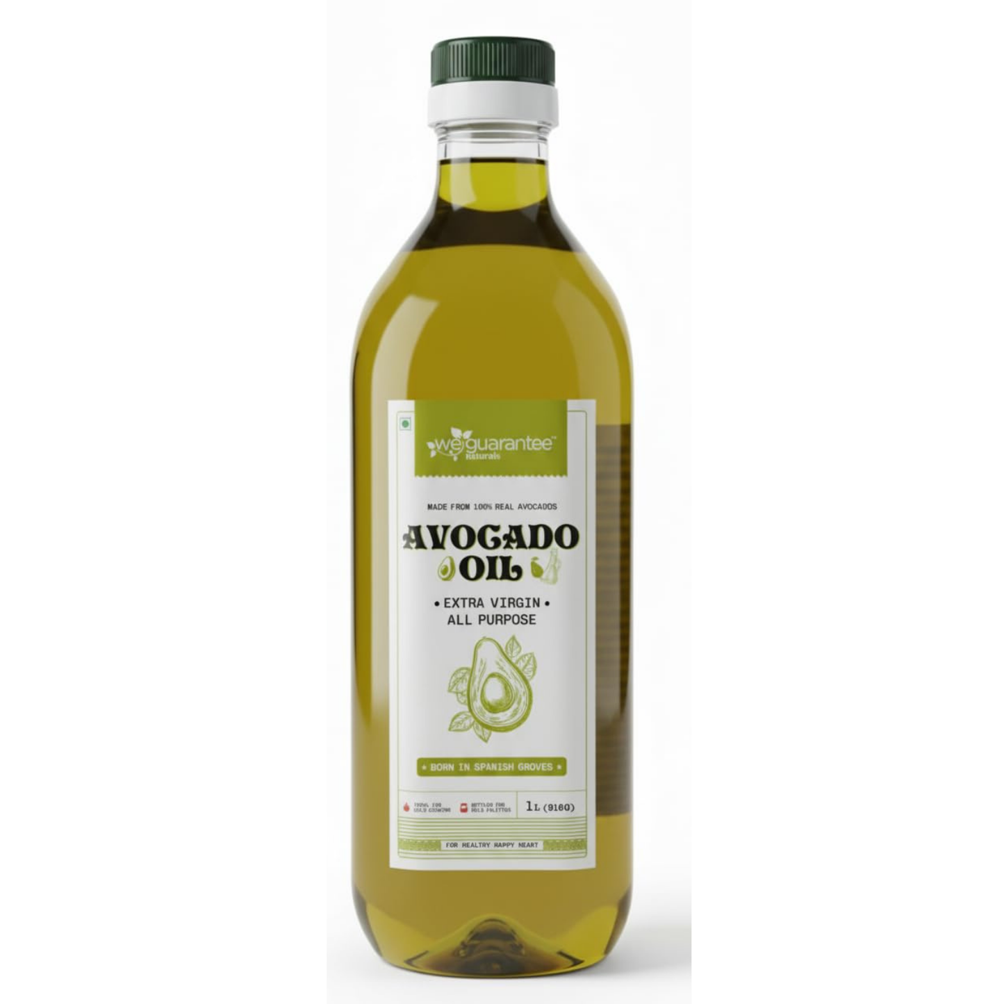 Weguarantee Naturals Extra Virgin Avocado Oil – 1L | Imported from Spain |