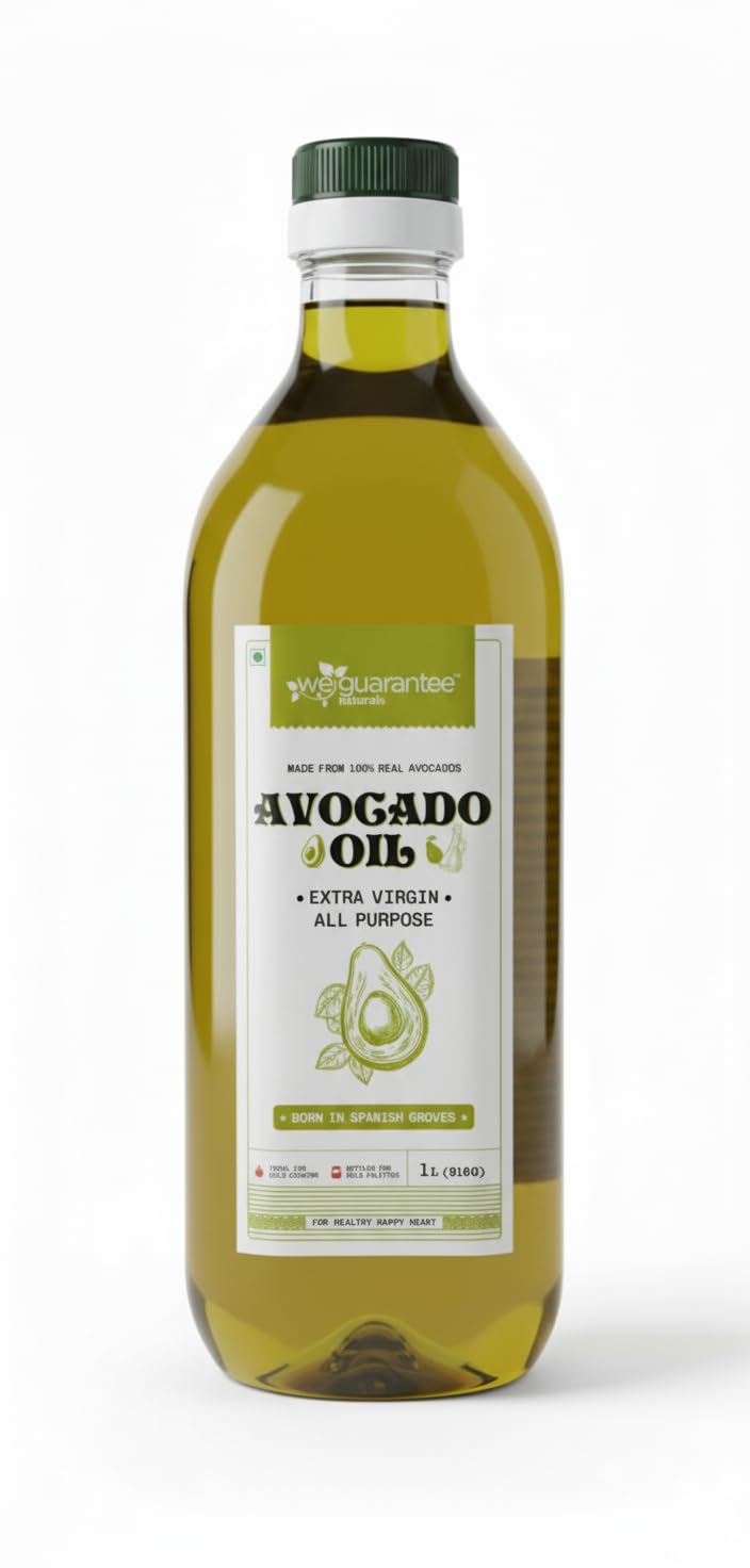Weguarantee Naturals Extra Virgin Avocado Oil – 1L | Imported from Spain |