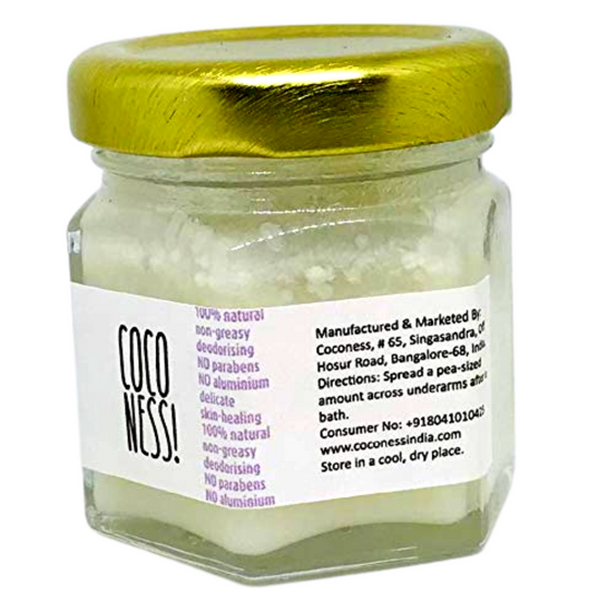 Coconess Natural Deodorant for Unisex, 25g - Rose