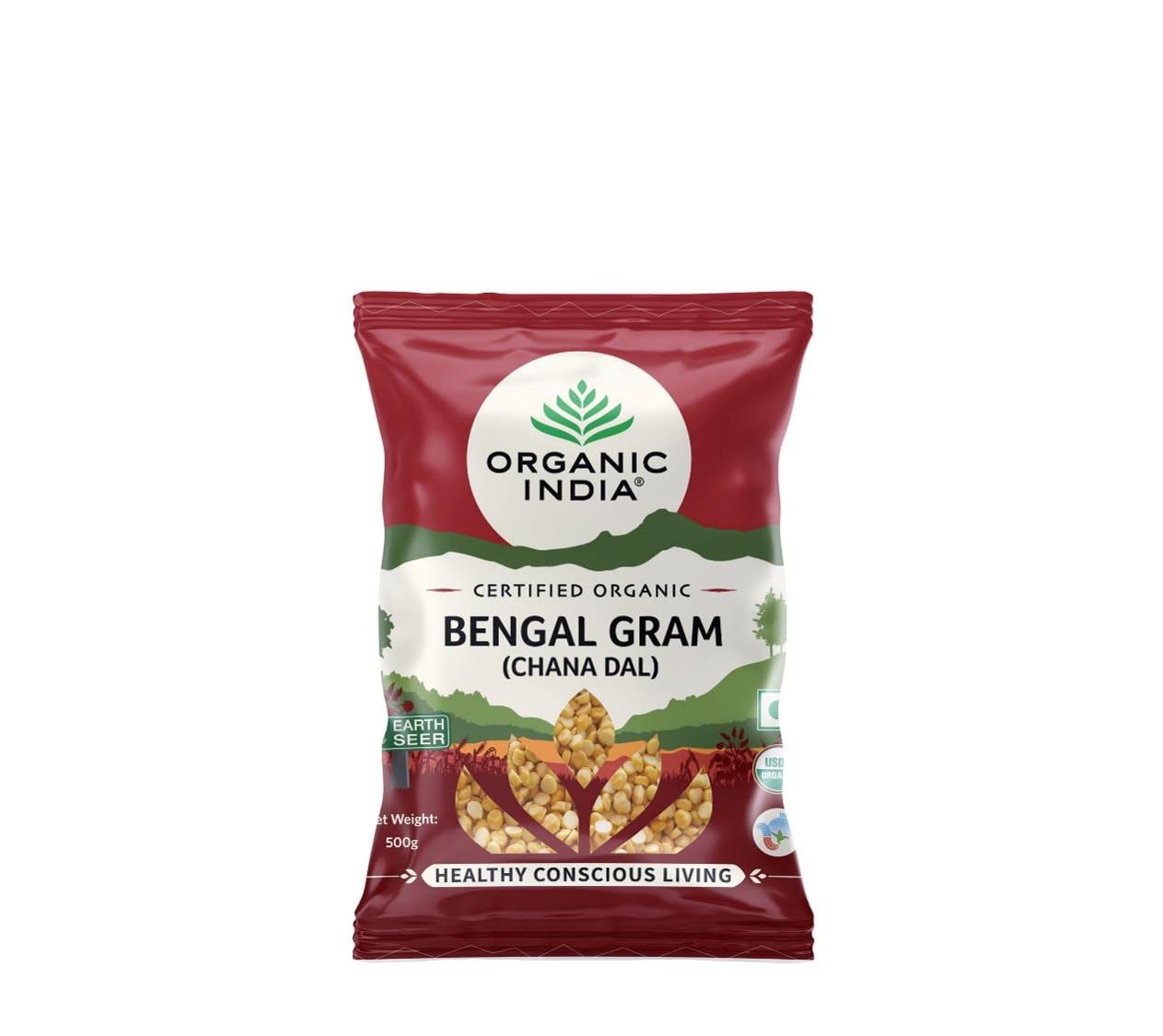 ORGANIC INDIA Organic Chana Dal - 500g