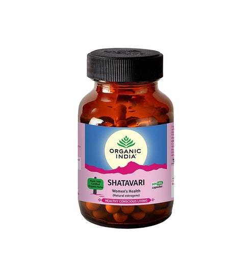 Organic India Shatavari - 60 Capsules Bottle