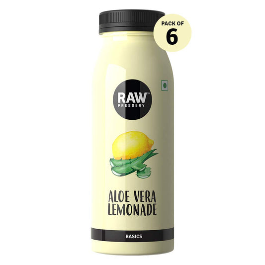Raw Pressery Aloe Vera Lemonade, 200 ml (Pack of 6)