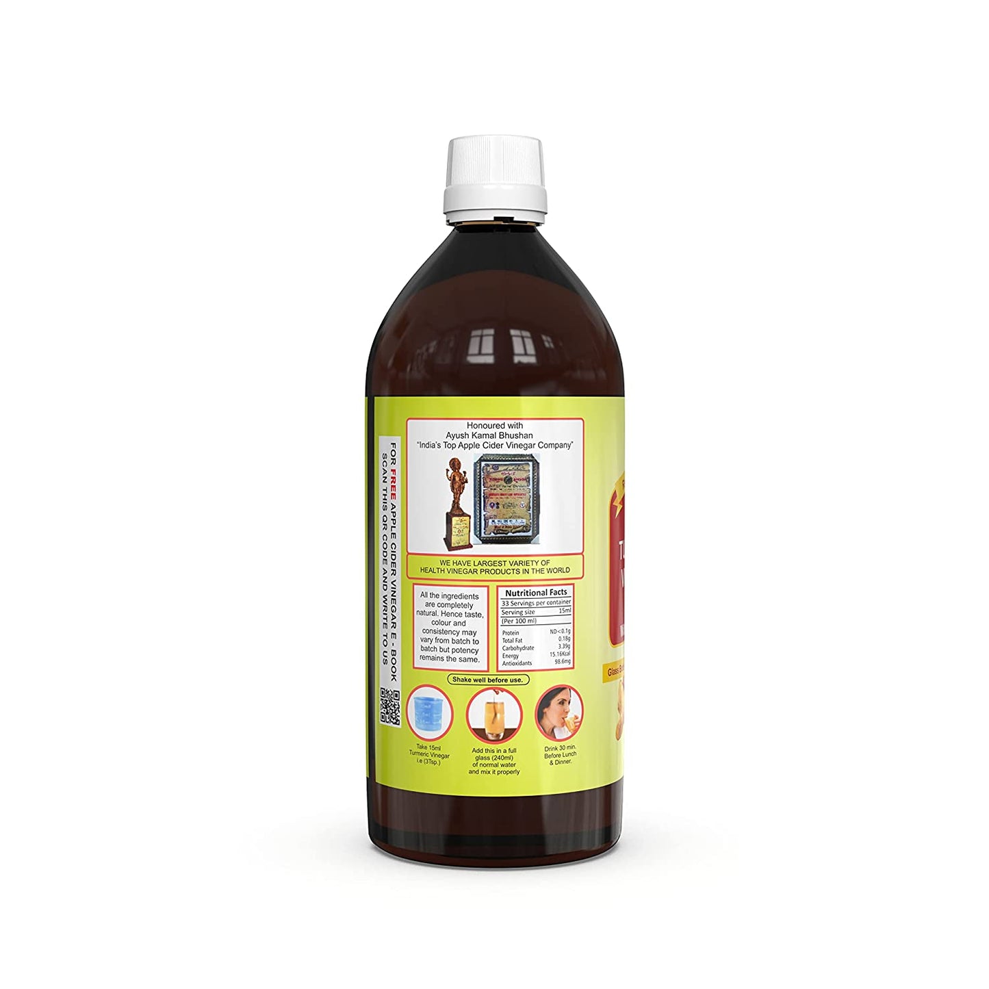 Dr. Patkar's Turmeric Vinegar With Mother 500 Ml